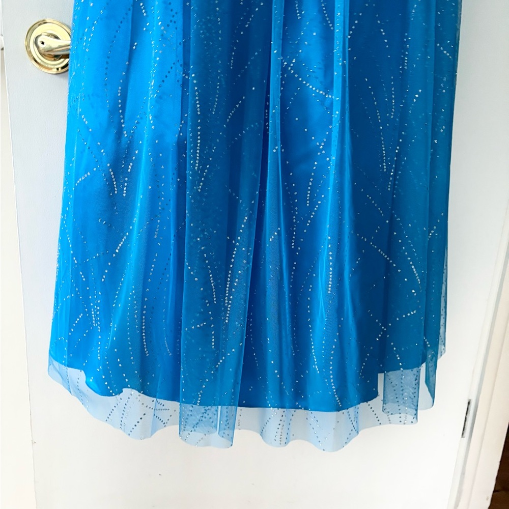 Reign Blue Ruched Sweetheart Sundress - Picture 2 of 7